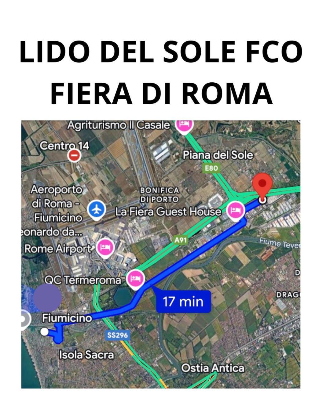 Appartement Lido Del Sole Fco à Fiumicino Extérieur photo